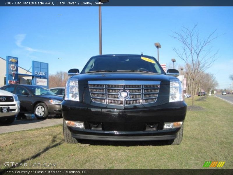 Black Raven / Ebony/Ebony 2007 Cadillac Escalade AWD