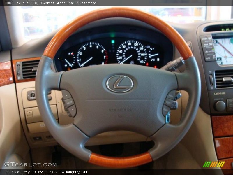 Cypress Green Pearl / Cashmere 2006 Lexus LS 430