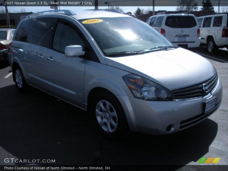 Silver Mist Metallic / Gray 2007 Nissan Quest 3.5 SL