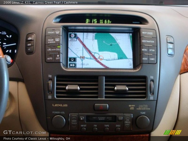 Cypress Green Pearl / Cashmere 2006 Lexus LS 430