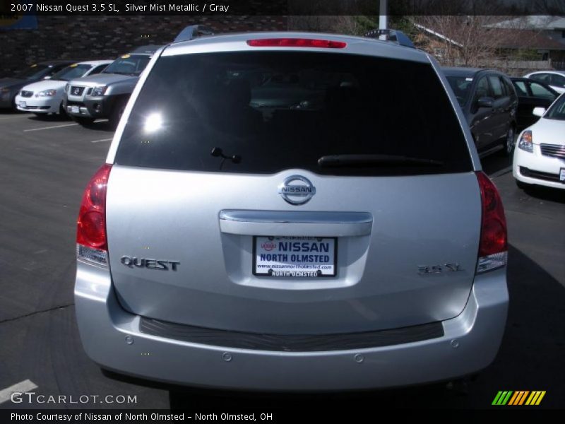Silver Mist Metallic / Gray 2007 Nissan Quest 3.5 SL