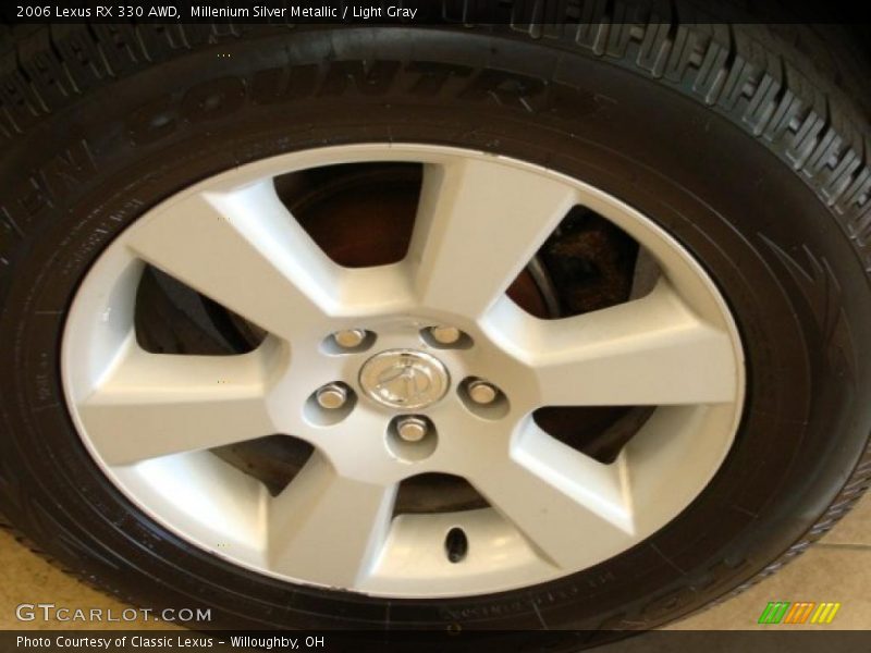 Millenium Silver Metallic / Light Gray 2006 Lexus RX 330 AWD