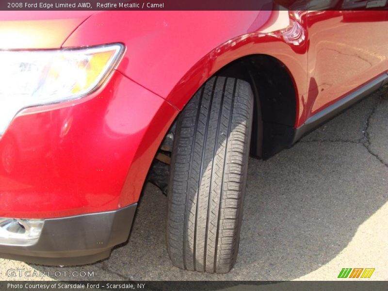 Redfire Metallic / Camel 2008 Ford Edge Limited AWD