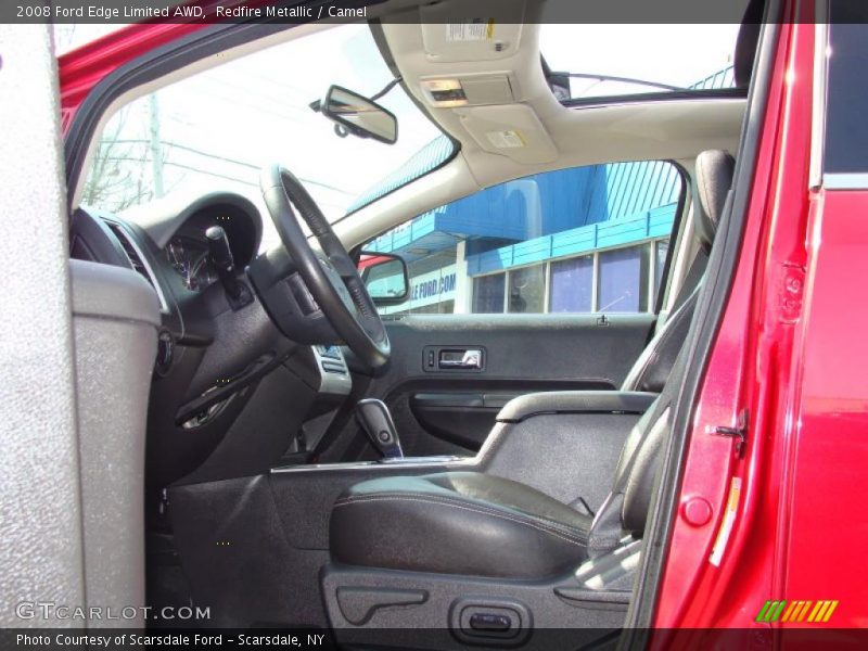 Redfire Metallic / Camel 2008 Ford Edge Limited AWD