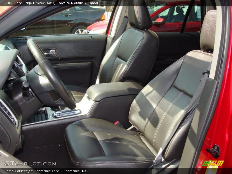 Redfire Metallic / Camel 2008 Ford Edge Limited AWD