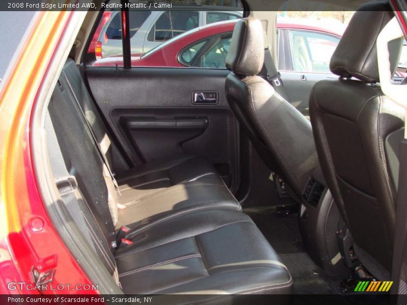 Redfire Metallic / Camel 2008 Ford Edge Limited AWD