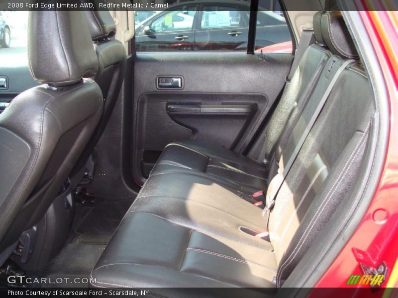 Redfire Metallic / Camel 2008 Ford Edge Limited AWD