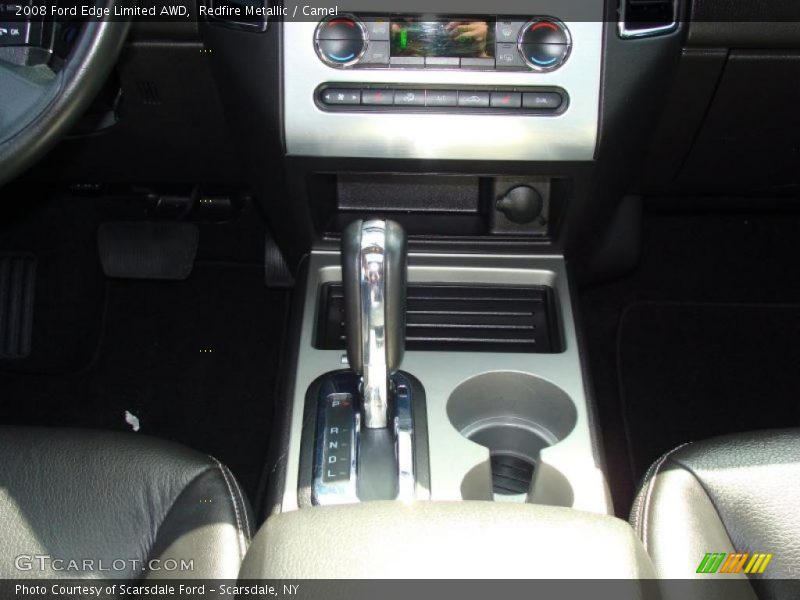 Redfire Metallic / Camel 2008 Ford Edge Limited AWD
