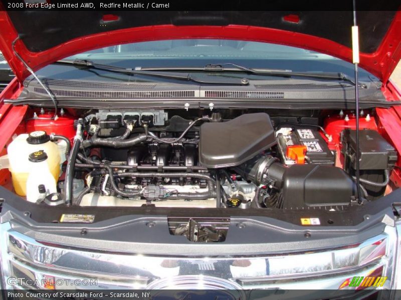 Redfire Metallic / Camel 2008 Ford Edge Limited AWD