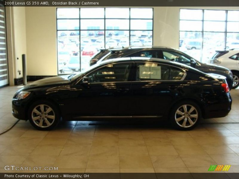 Obsidian Black / Cashmere 2008 Lexus GS 350 AWD