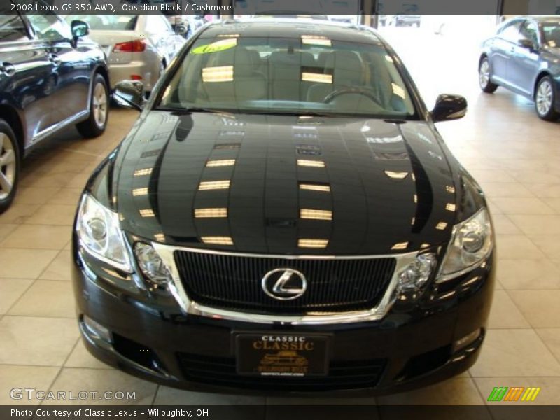 Obsidian Black / Cashmere 2008 Lexus GS 350 AWD