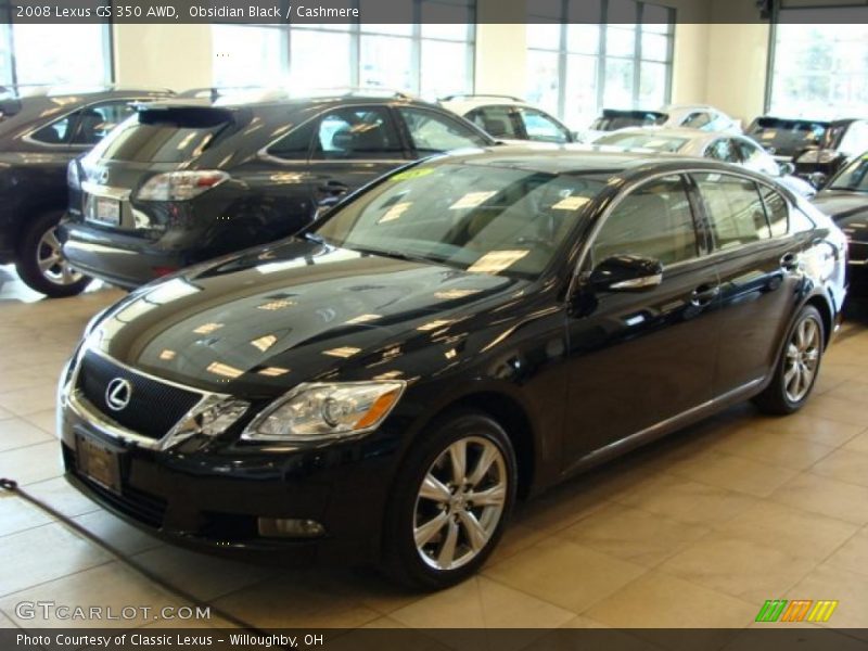 Obsidian Black / Cashmere 2008 Lexus GS 350 AWD