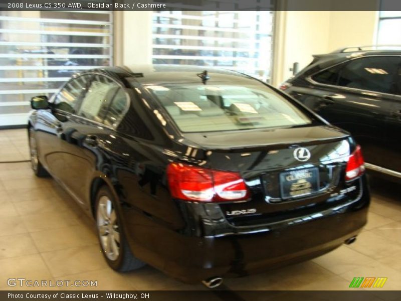 Obsidian Black / Cashmere 2008 Lexus GS 350 AWD