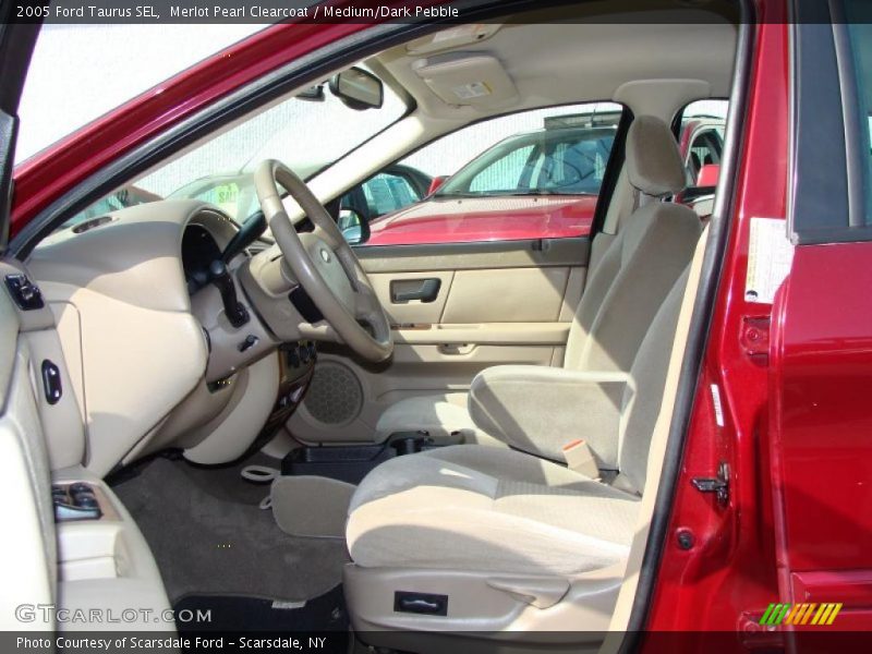 Merlot Pearl Clearcoat / Medium/Dark Pebble 2005 Ford Taurus SEL