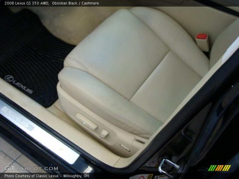 Obsidian Black / Cashmere 2008 Lexus GS 350 AWD