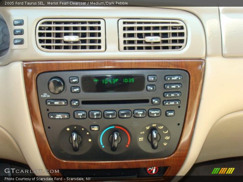 Merlot Pearl Clearcoat / Medium/Dark Pebble 2005 Ford Taurus SEL