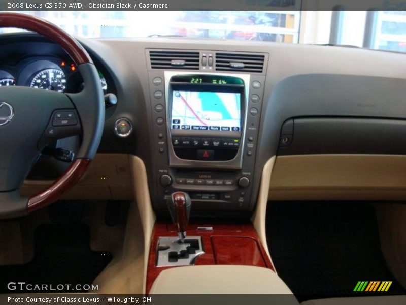 Obsidian Black / Cashmere 2008 Lexus GS 350 AWD