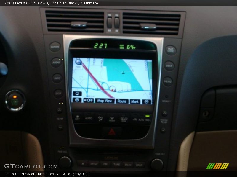 Obsidian Black / Cashmere 2008 Lexus GS 350 AWD