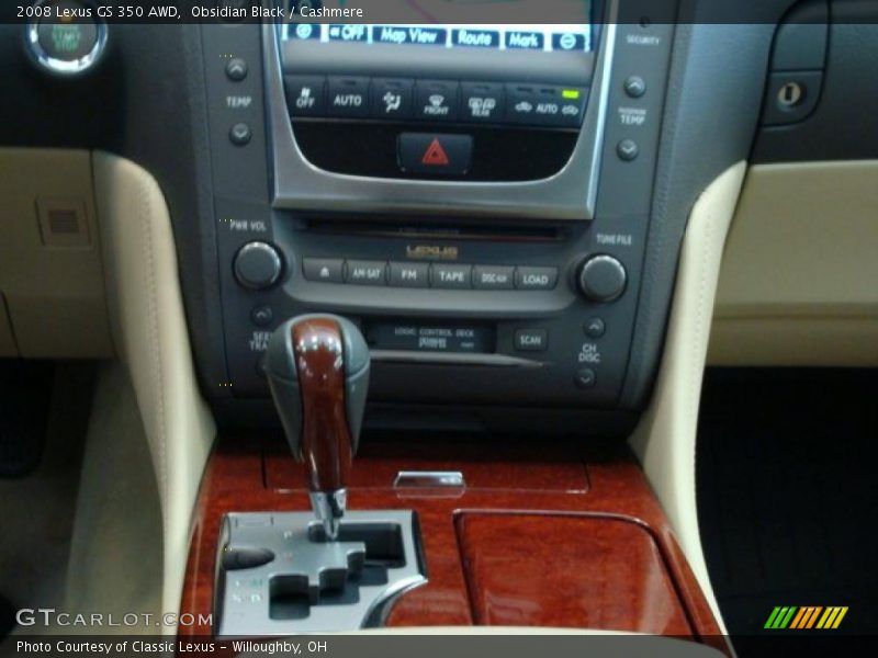 Obsidian Black / Cashmere 2008 Lexus GS 350 AWD