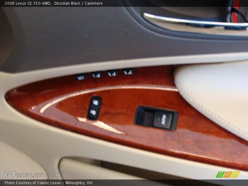 Obsidian Black / Cashmere 2008 Lexus GS 350 AWD