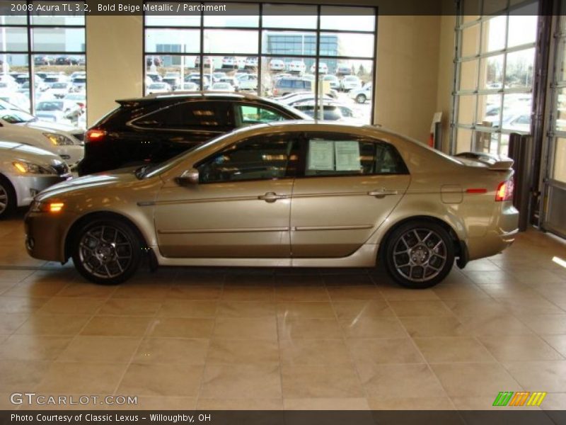 Bold Beige Metallic / Parchment 2008 Acura TL 3.2