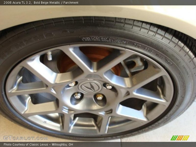 Bold Beige Metallic / Parchment 2008 Acura TL 3.2