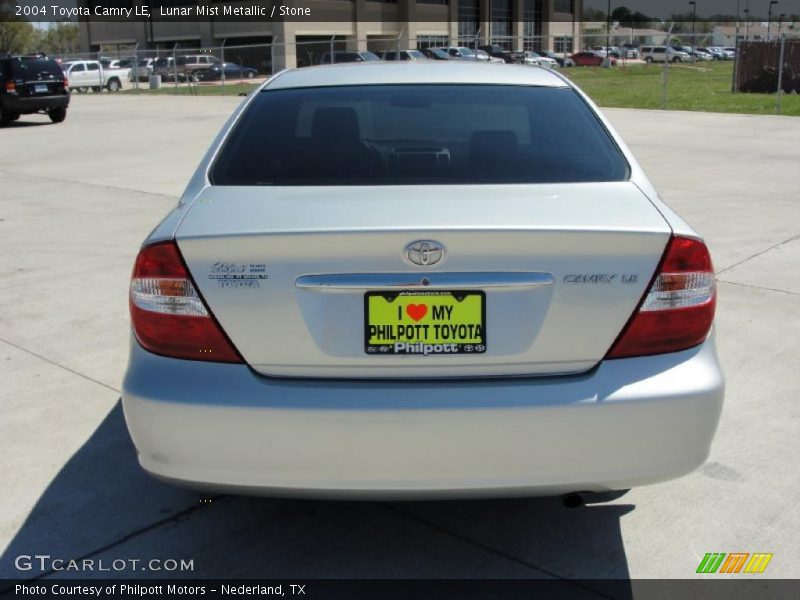 Lunar Mist Metallic / Stone 2004 Toyota Camry LE