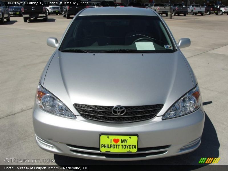 Lunar Mist Metallic / Stone 2004 Toyota Camry LE