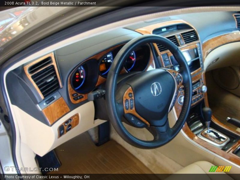 Bold Beige Metallic / Parchment 2008 Acura TL 3.2