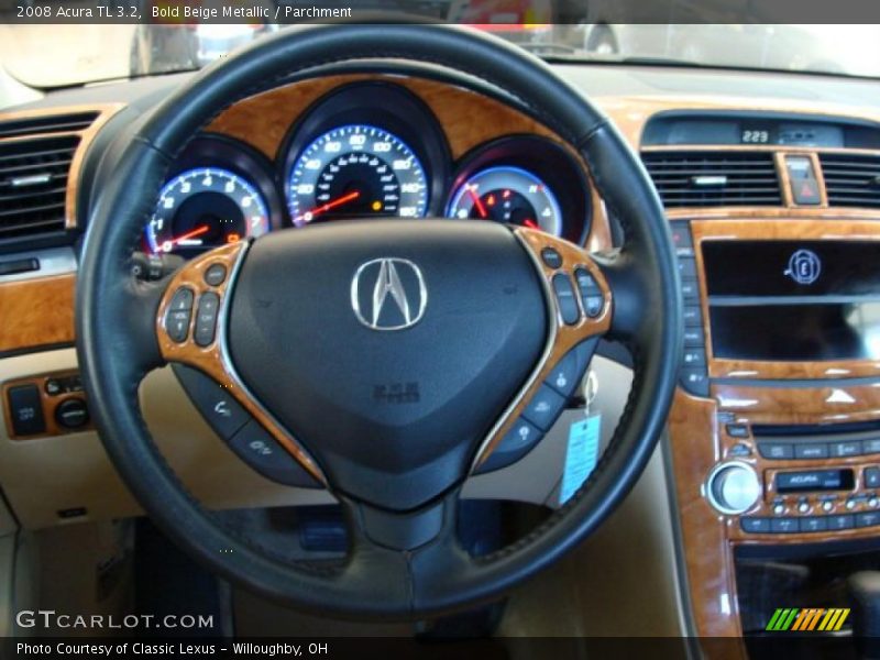 Bold Beige Metallic / Parchment 2008 Acura TL 3.2