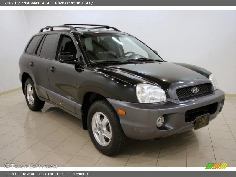 Black Obsidian / Gray 2002 Hyundai Santa Fe GLS