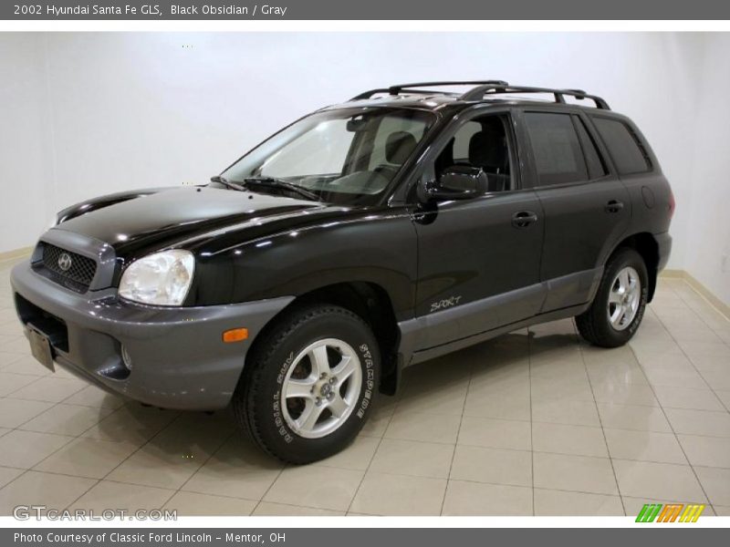 Black Obsidian / Gray 2002 Hyundai Santa Fe GLS