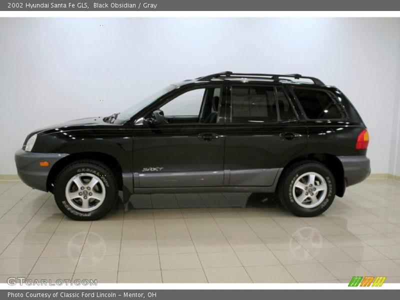 Black Obsidian / Gray 2002 Hyundai Santa Fe GLS