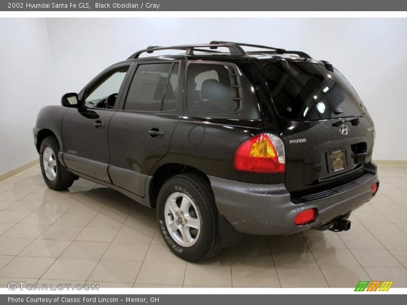 Black Obsidian / Gray 2002 Hyundai Santa Fe GLS