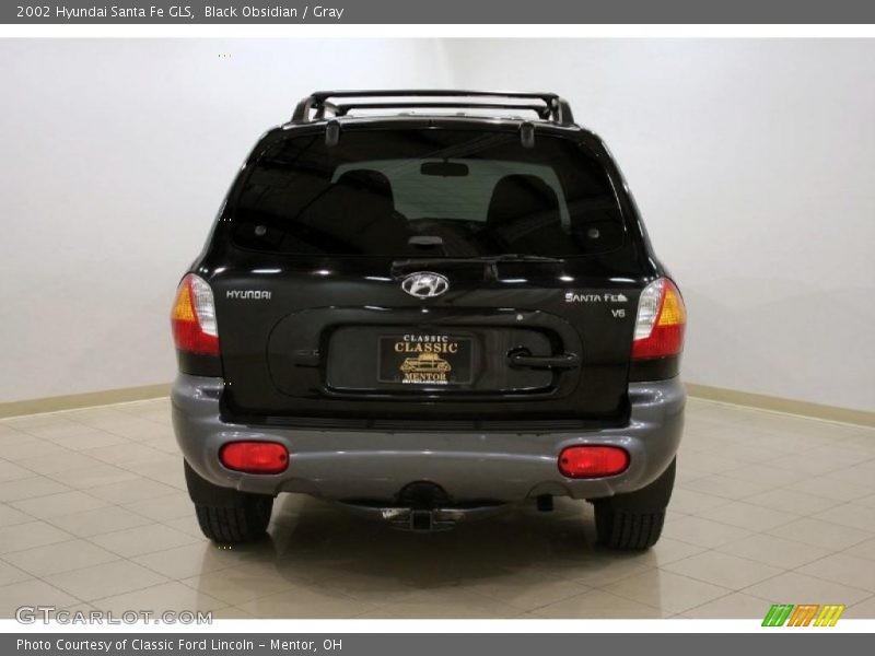 Black Obsidian / Gray 2002 Hyundai Santa Fe GLS