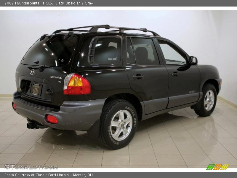 Black Obsidian / Gray 2002 Hyundai Santa Fe GLS
