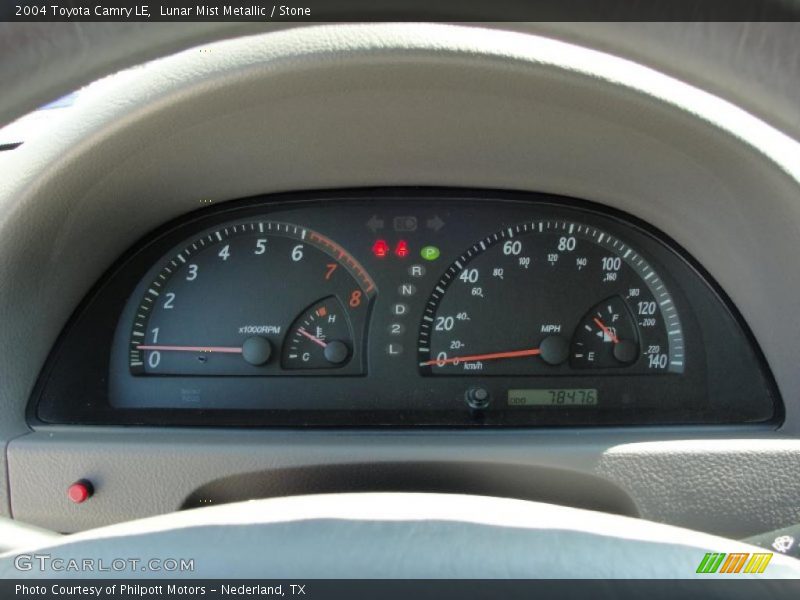 Lunar Mist Metallic / Stone 2004 Toyota Camry LE