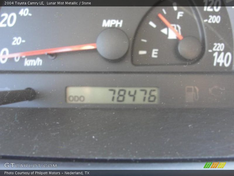 Lunar Mist Metallic / Stone 2004 Toyota Camry LE