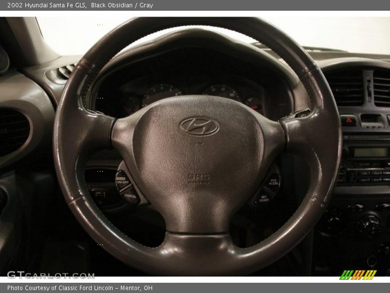Black Obsidian / Gray 2002 Hyundai Santa Fe GLS