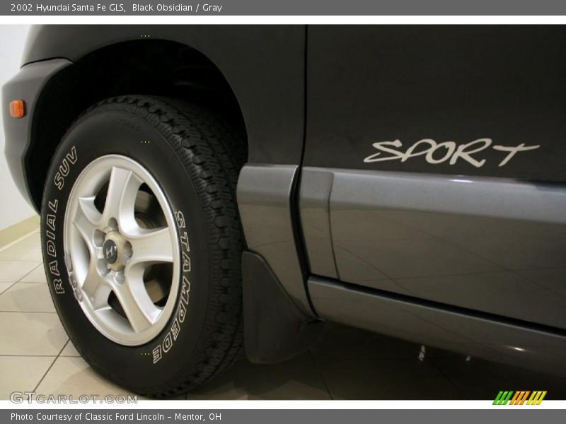 Black Obsidian / Gray 2002 Hyundai Santa Fe GLS
