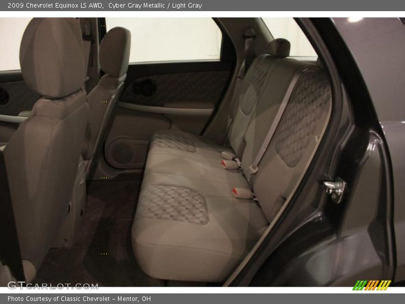 Cyber Gray Metallic / Light Gray 2009 Chevrolet Equinox LS AWD