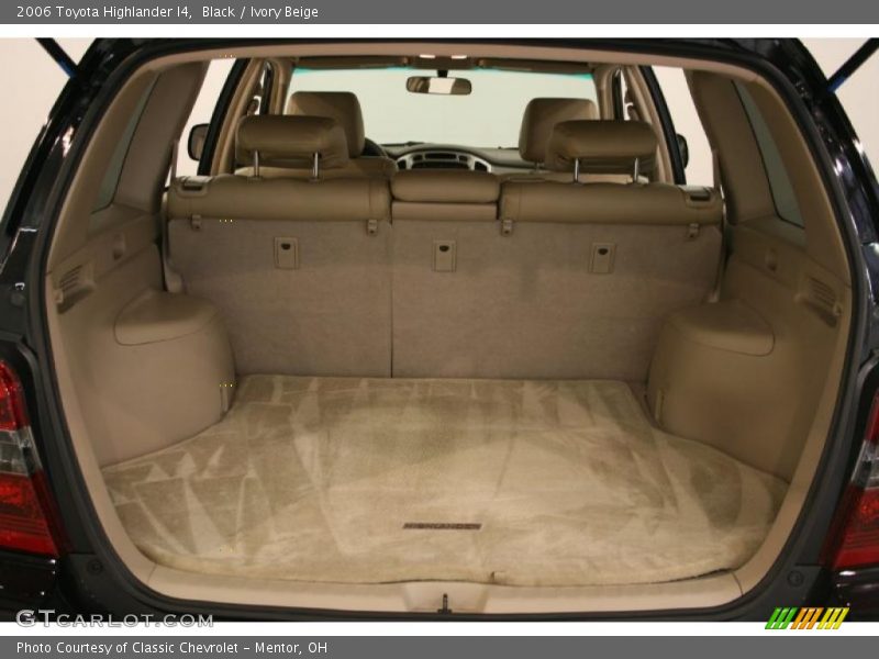 Black / Ivory Beige 2006 Toyota Highlander I4