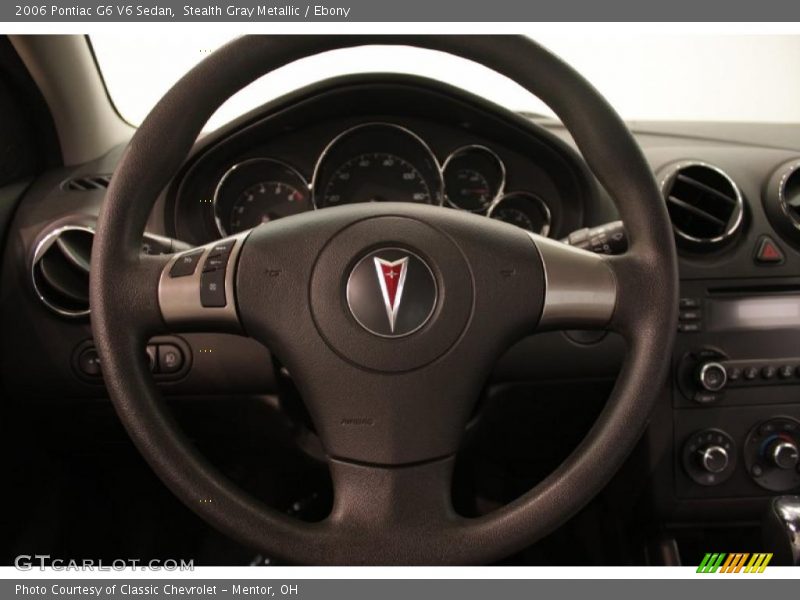 Stealth Gray Metallic / Ebony 2006 Pontiac G6 V6 Sedan