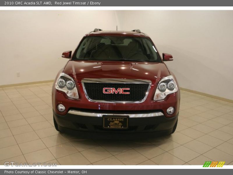 Red Jewel Tintcoat / Ebony 2010 GMC Acadia SLT AWD