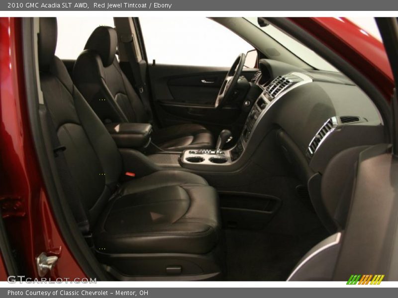 Red Jewel Tintcoat / Ebony 2010 GMC Acadia SLT AWD