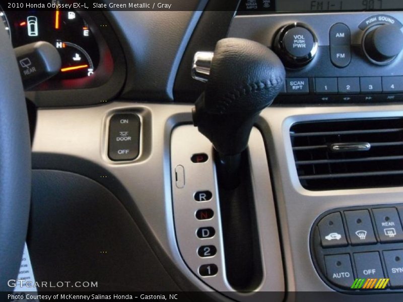 Slate Green Metallic / Gray 2010 Honda Odyssey EX-L
