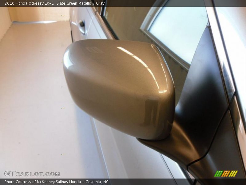 Slate Green Metallic / Gray 2010 Honda Odyssey EX-L