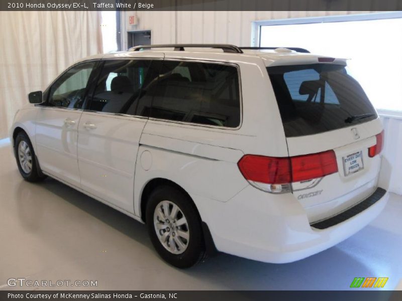 Taffeta White / Beige 2010 Honda Odyssey EX-L