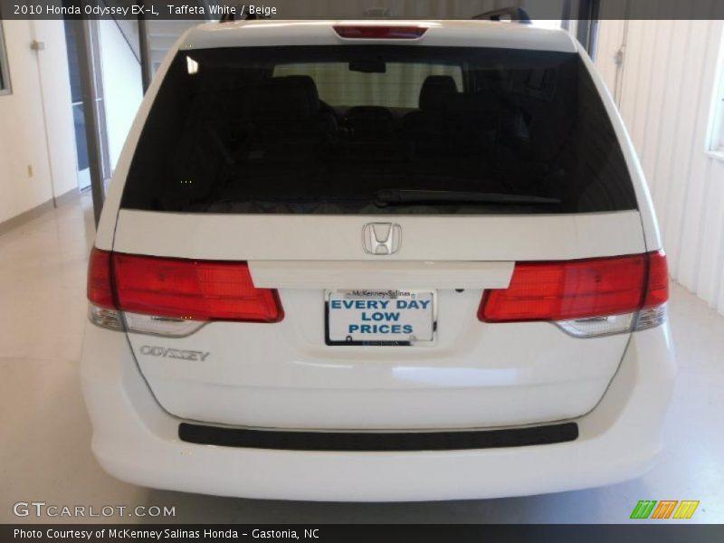 Taffeta White / Beige 2010 Honda Odyssey EX-L