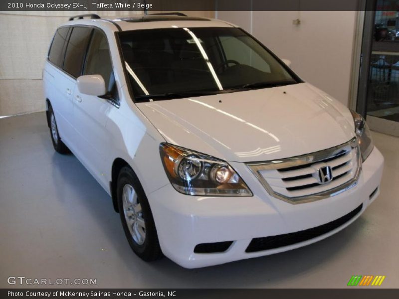Taffeta White / Beige 2010 Honda Odyssey EX-L